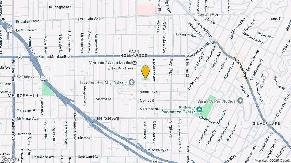 4433 N Burns Ave Map and Location Details