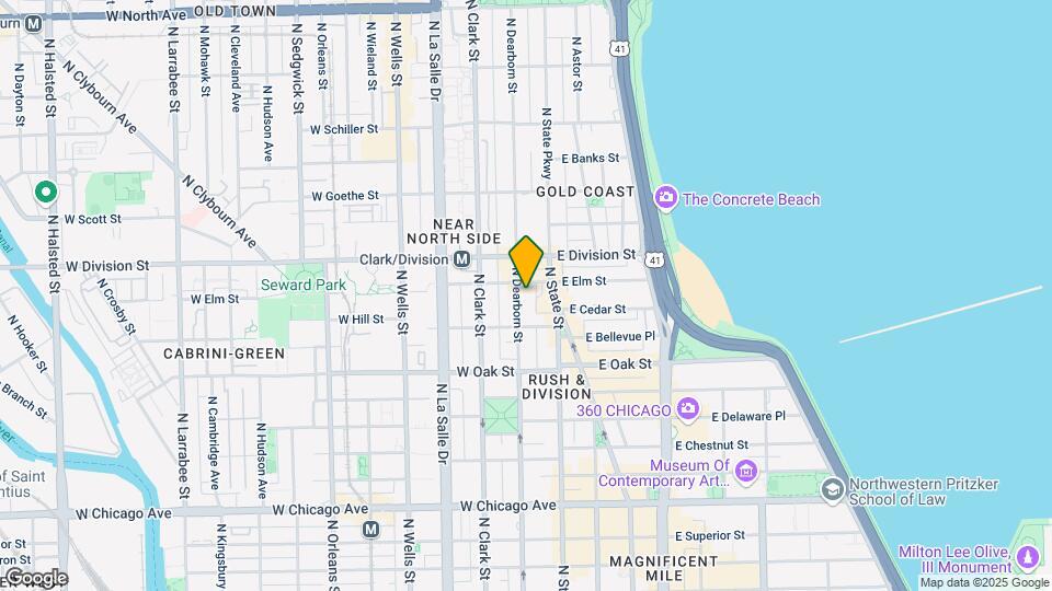 1133 North Dearborn Mapa y Detalles de la Ubicación