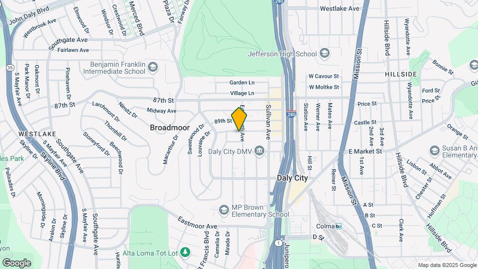 431 90th St Map and Location Details
