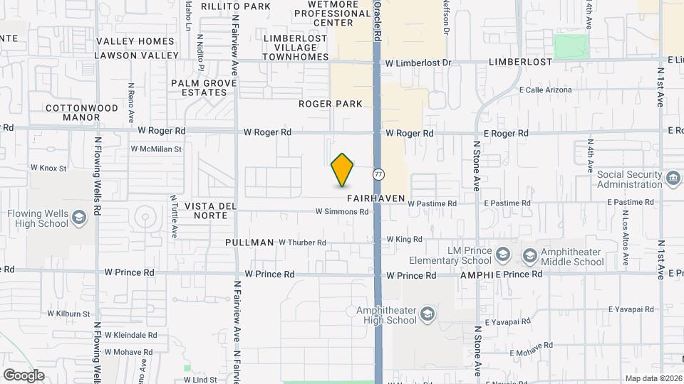 526 W Pelaar Dr, Unit 1409 Mapa y Detalles de la Ubicación