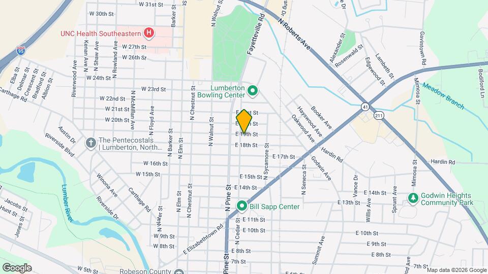 502 E 19th St Map and Location Details