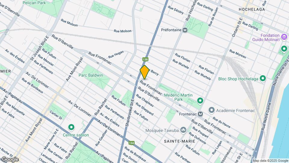 2635-2645 Frontenac St Map and Location Details