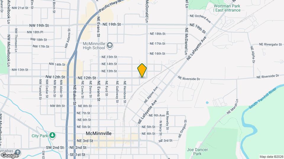 1020 NE 12th St Map and Location Details