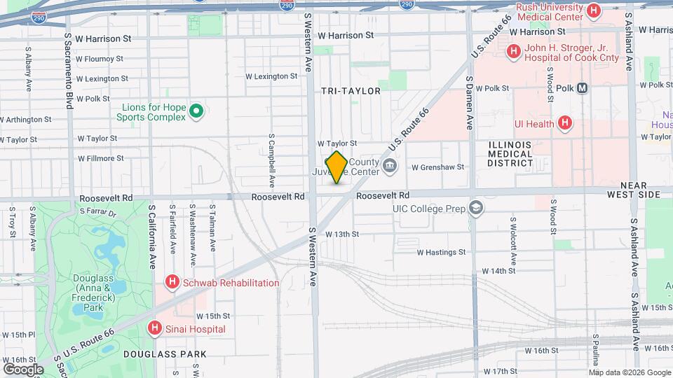 2322 W Roosevelt Rd Map and Location Details