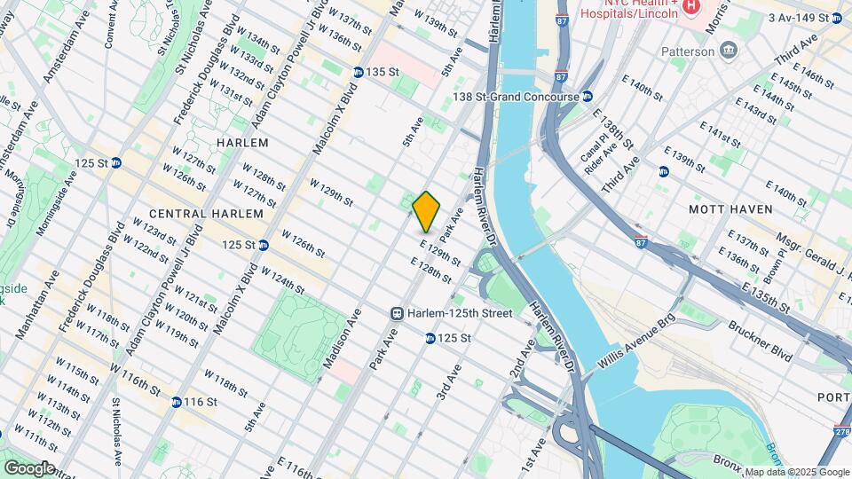 65 E 129th St Map and Location Details