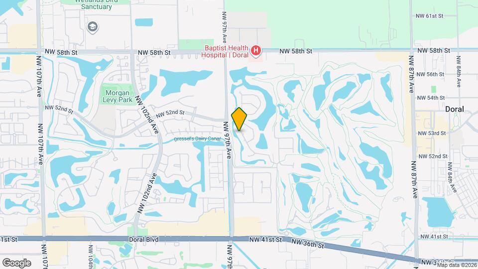 5254 NW 94th Doral Pl Map and Location Details