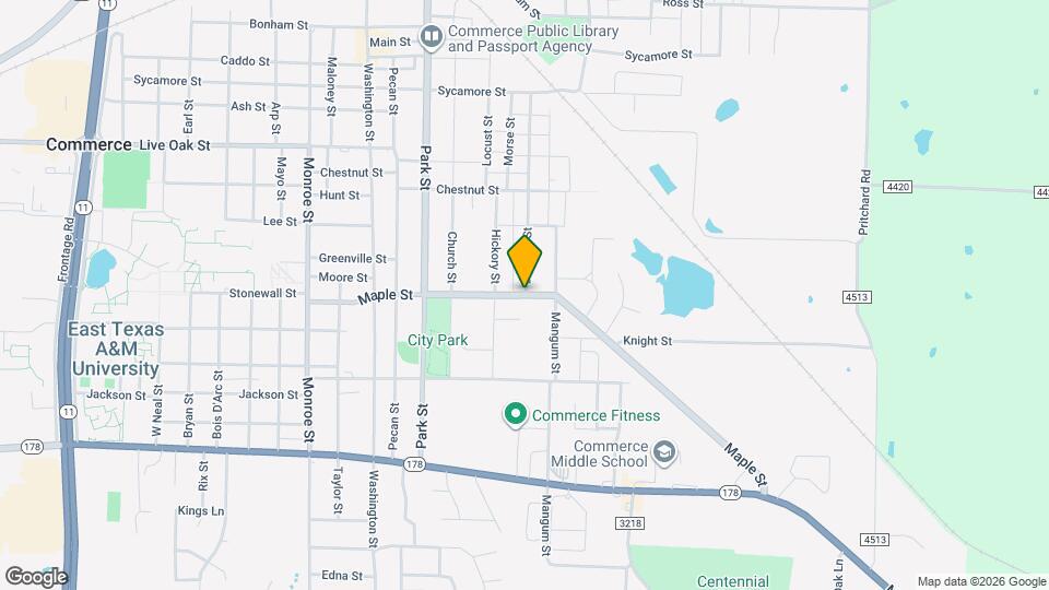 707 Maple St Map and Location Details