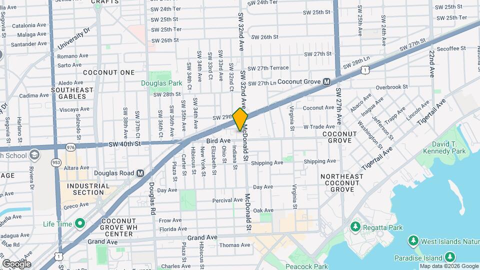 3213 Bird Ave Mapa y Detalles de la Ubicación