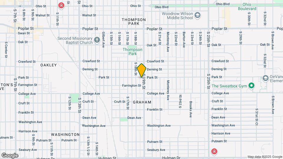 1851 Park St, Unit 1851 1/2 Park St Mapa y Detalles de la Ubicación