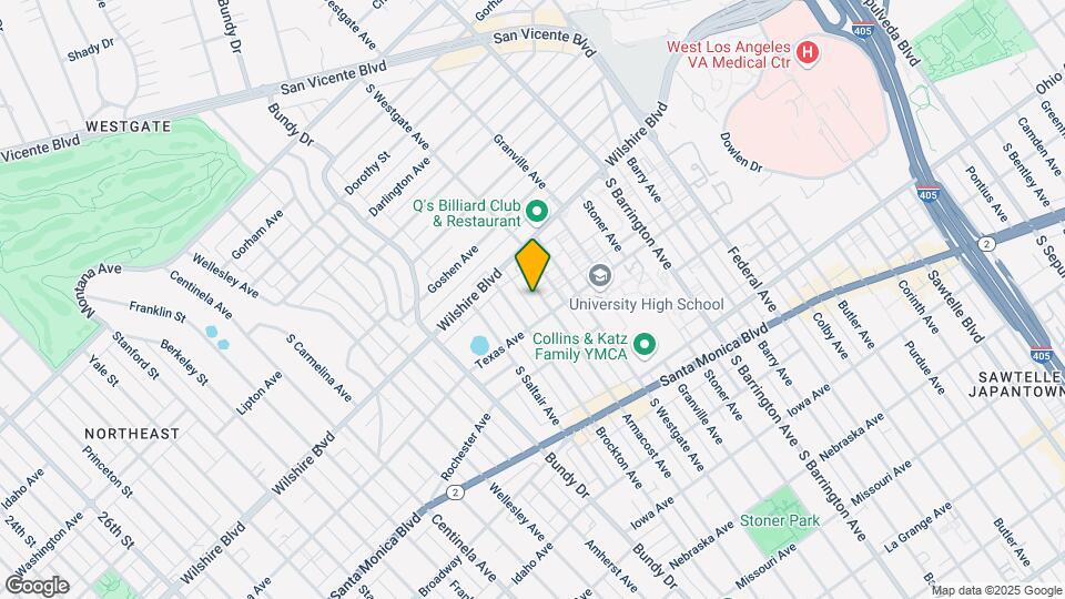 1247 Armacost Ave Map and Location Details