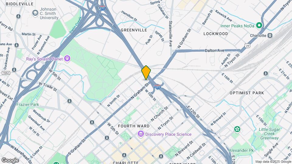 715 N Graham St Map and Location Details