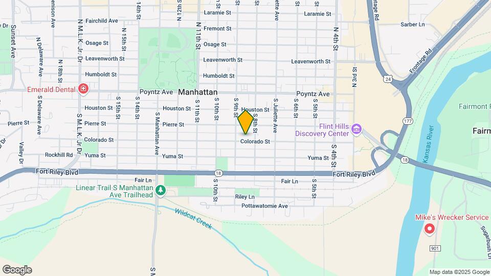 814 Colorado St Map and Location Details