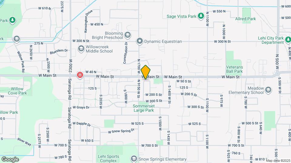 1511 S 50 W, Unit a Map and Location Details