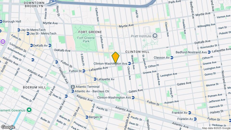 338 A Clermont Ave Map and Location Details