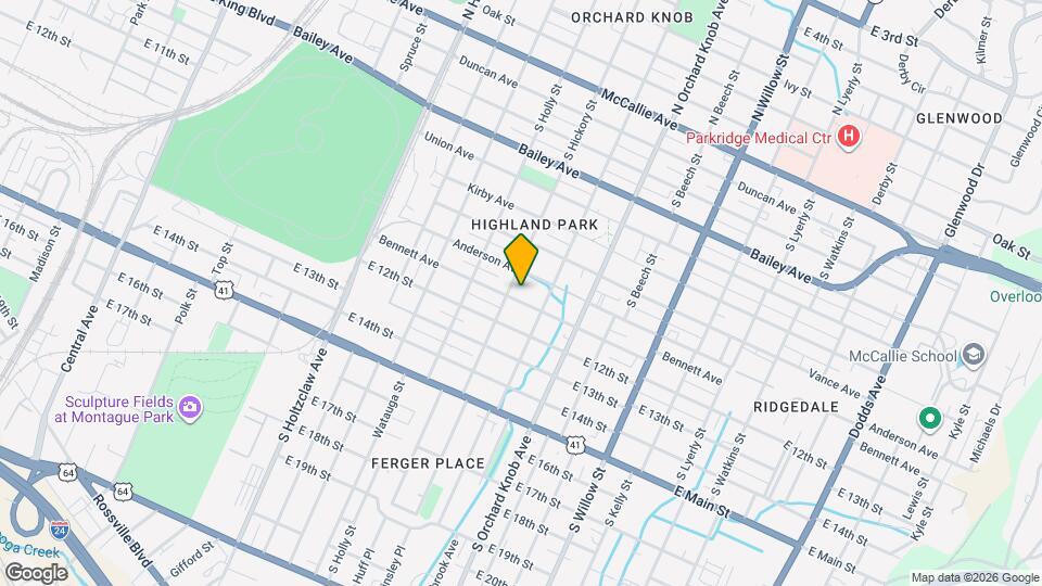 1705 Bennett Ave Mapa y Detalles de la Ubicación
