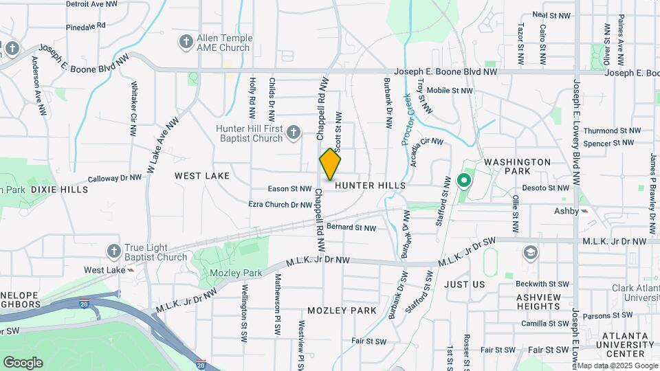 1385 Eason St NW Map and Location Details