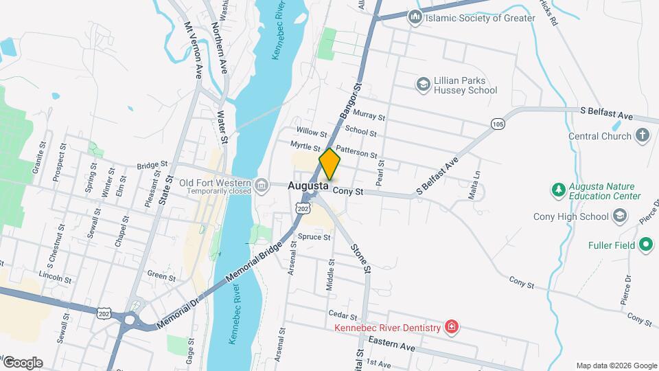 105 Cony St Map and Location Details