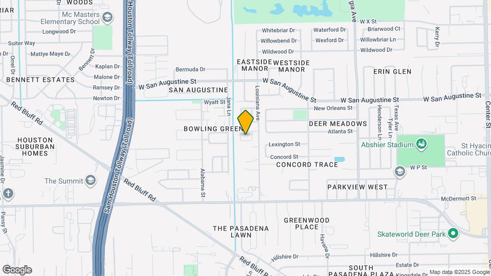 1914 Weeping Oaks Map and Location Details