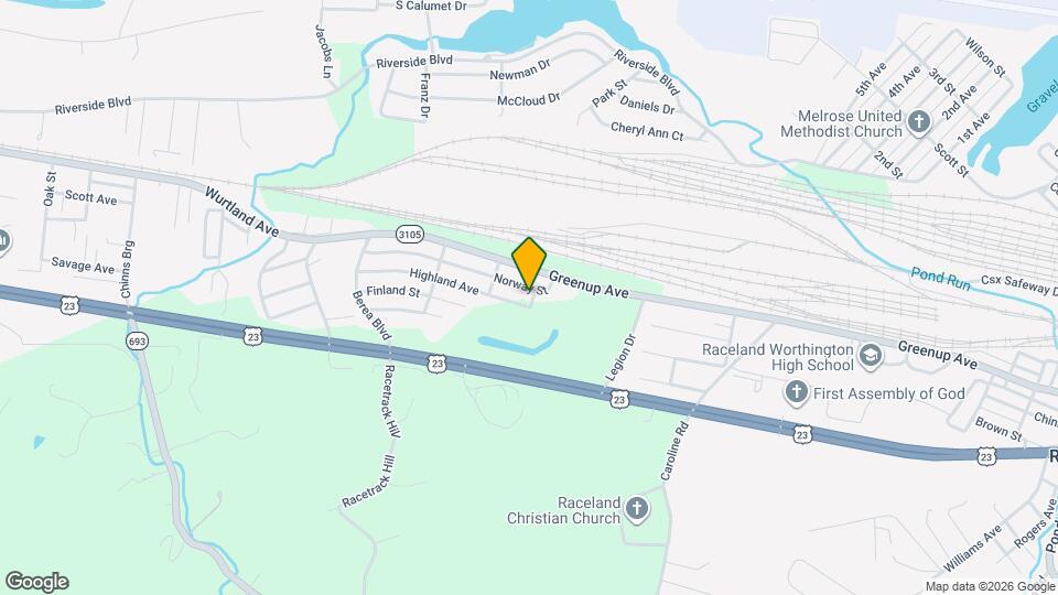 371 Highland Ave Map and Location Details