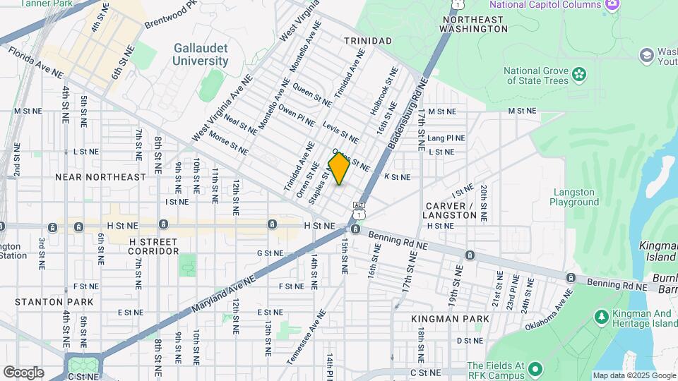 1213 Holbrook St NE Map and Location Details