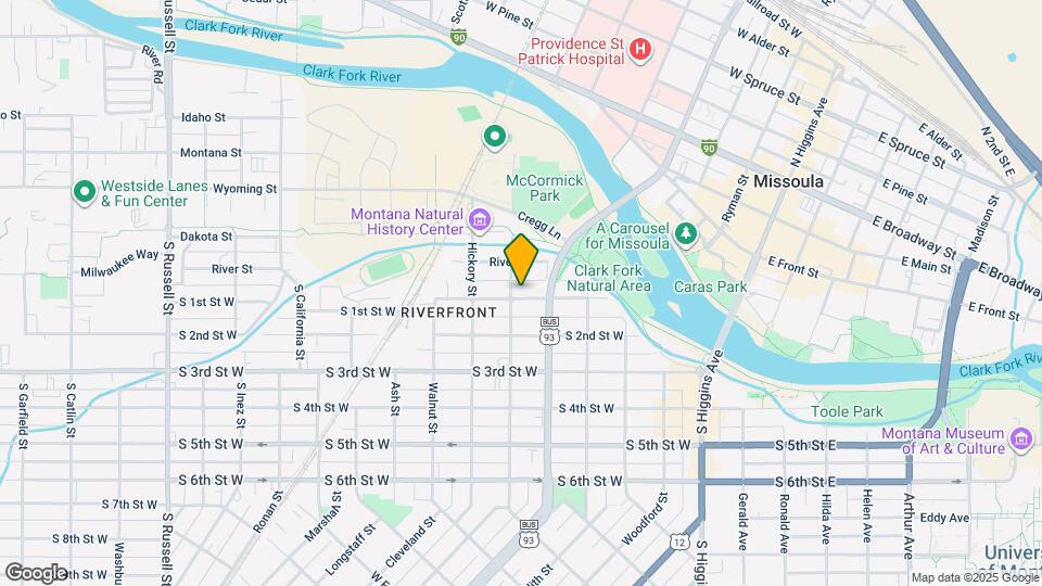 534 S 1st St W Map and Location Details