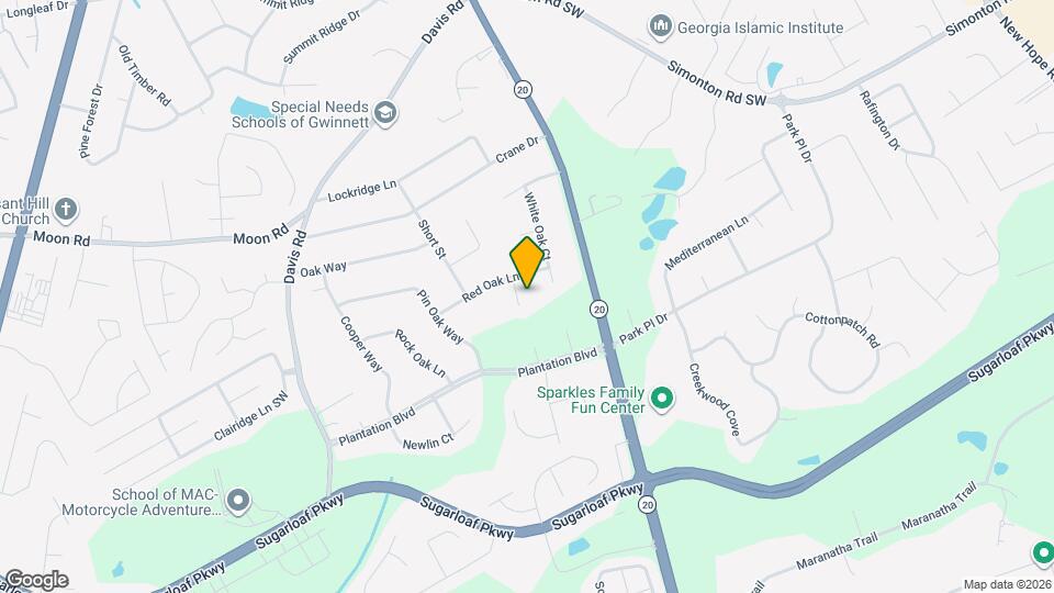 926 Live Oak Ct Map and Location Details