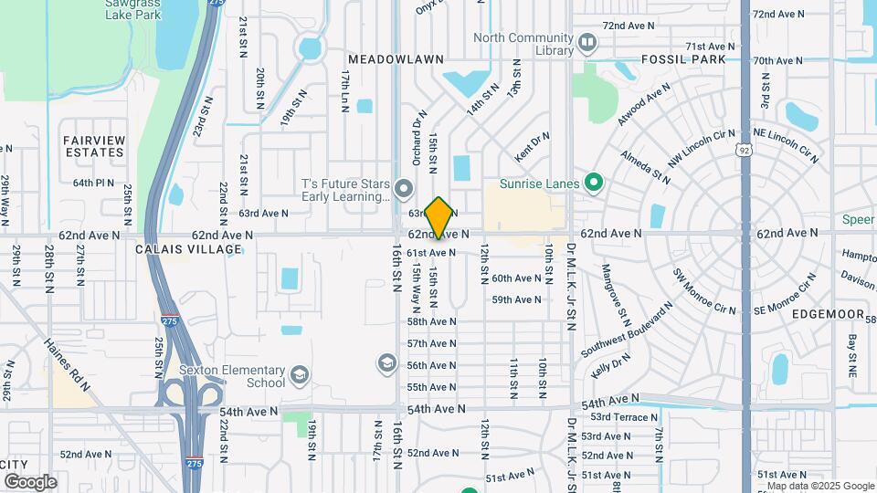 1401 61st Ave N Map and Location Details