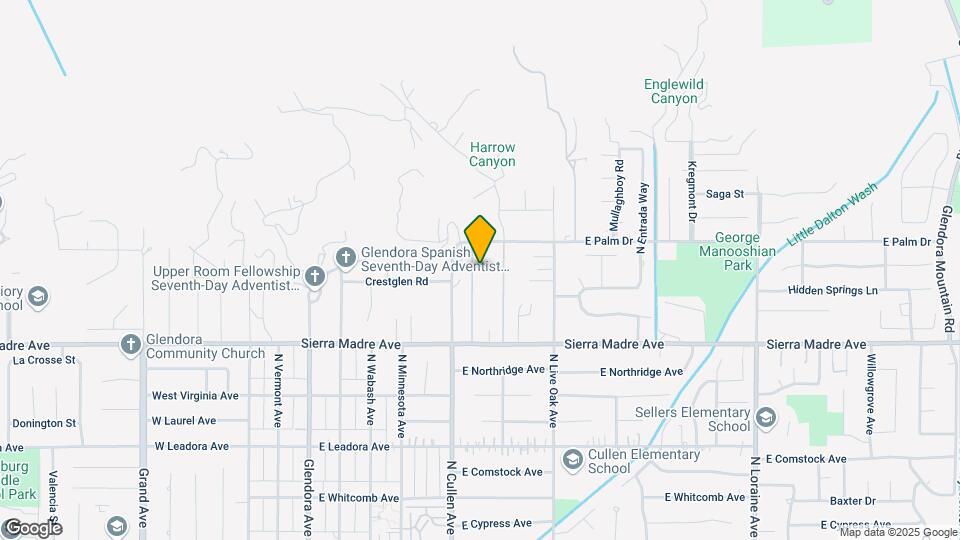 533 E Sierra Madre Ave Map and Location Details