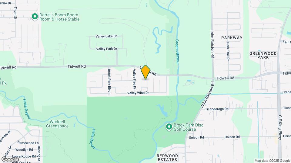 8631 Valley Ledge Dr Map and Location Details