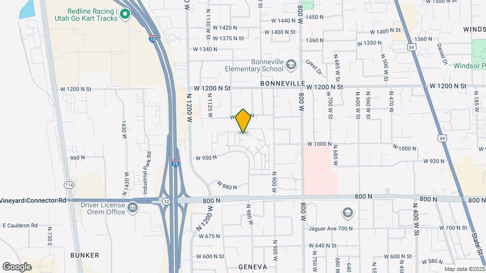 1030 N 995 W, Unit 903 Mapa y Detalles de la Ubicación