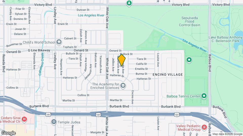 5903 Texhoma Ave Mapa y Detalles de la Ubicación