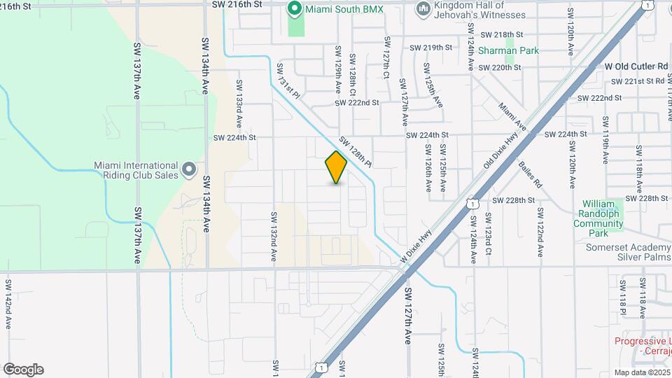 22712 SW 129th Ave Map and Location Details