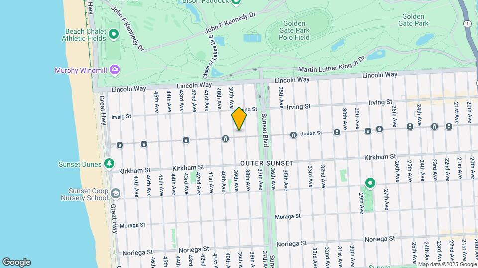 3330 Judah St Map and Location Details