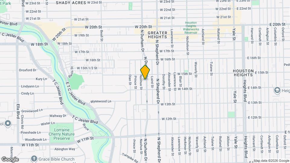 1429 N Durham Dr Map and Location Details