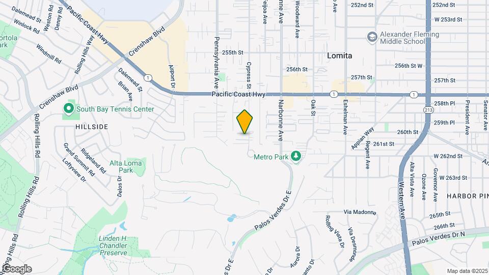 Las Colinas Apartments Map and Location Details
