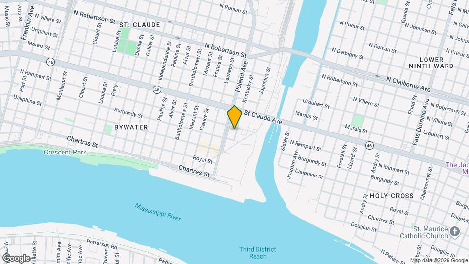 924 Kentucky St Map and Location Details