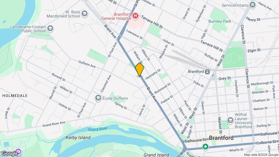 194 Brant Ave Map and Location Details