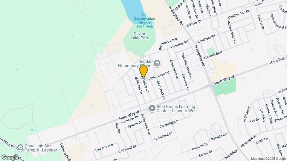 715 Spring Brook Ln Map and Location Details