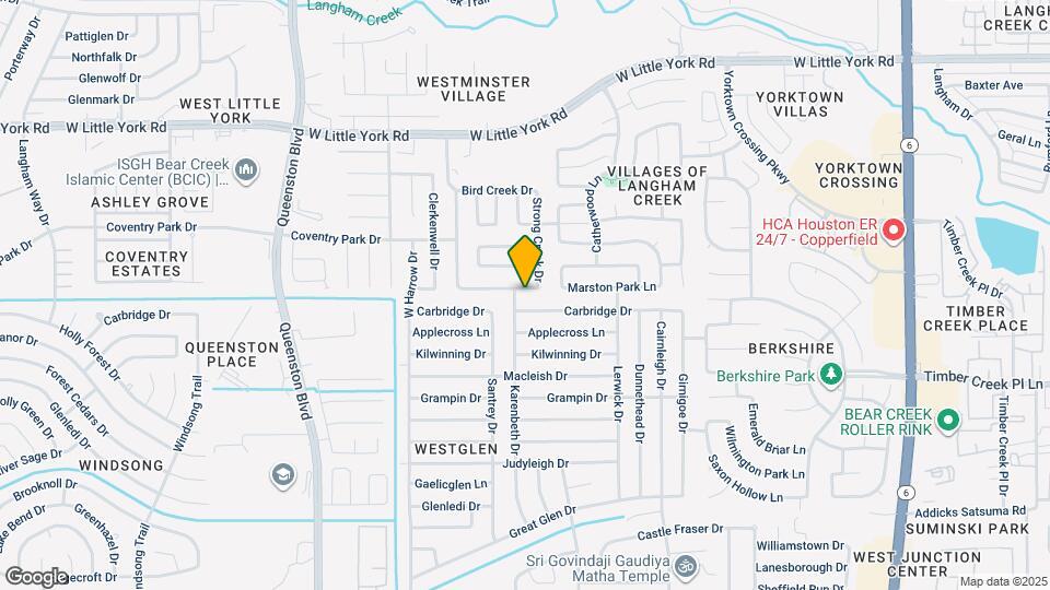 16919 Creek Mountain Dr Map and Location Details