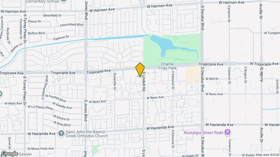 4955 S Lindell Rd Map and Location Details