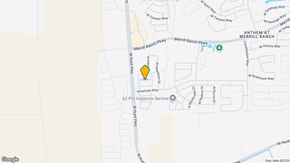 8031 W Rushmore Way Map and Location Details