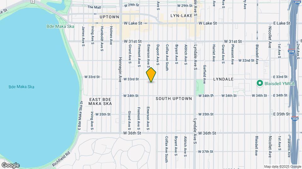 3319 Emerson Ave S Map and Location Details
