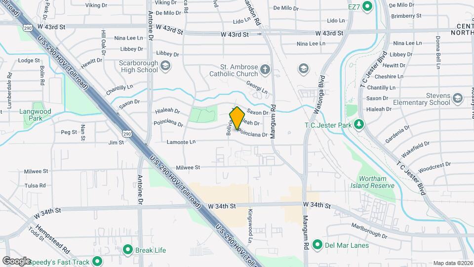 5019 Poinciana Dr Map and Location Details