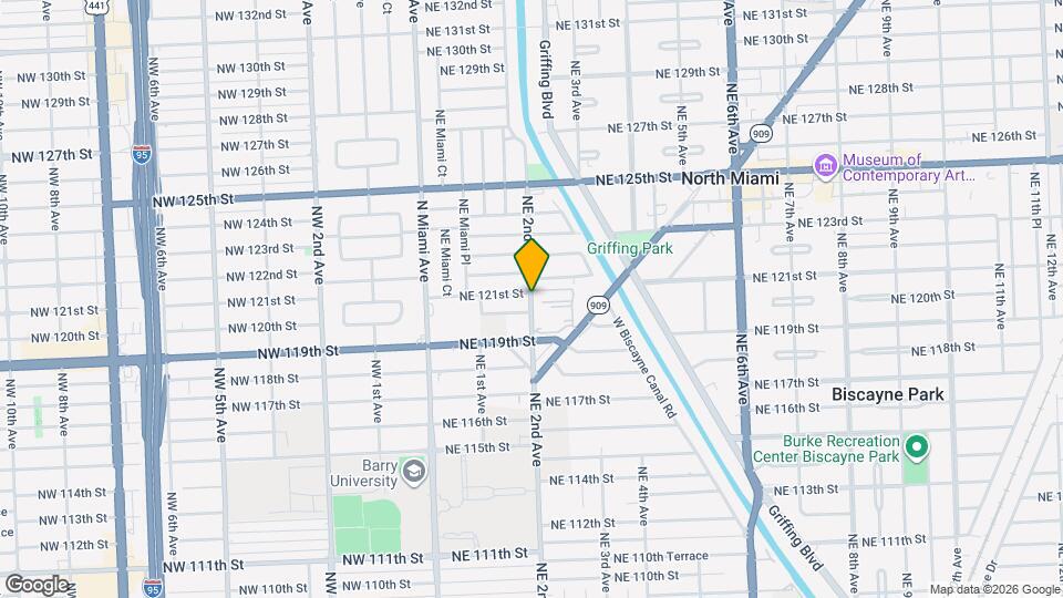 11925 NE 2nd Ave Map and Location Details