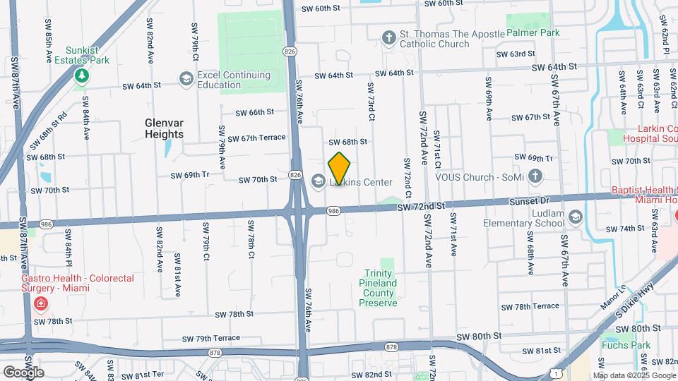7440 SW 70th Ter Map and Location Details