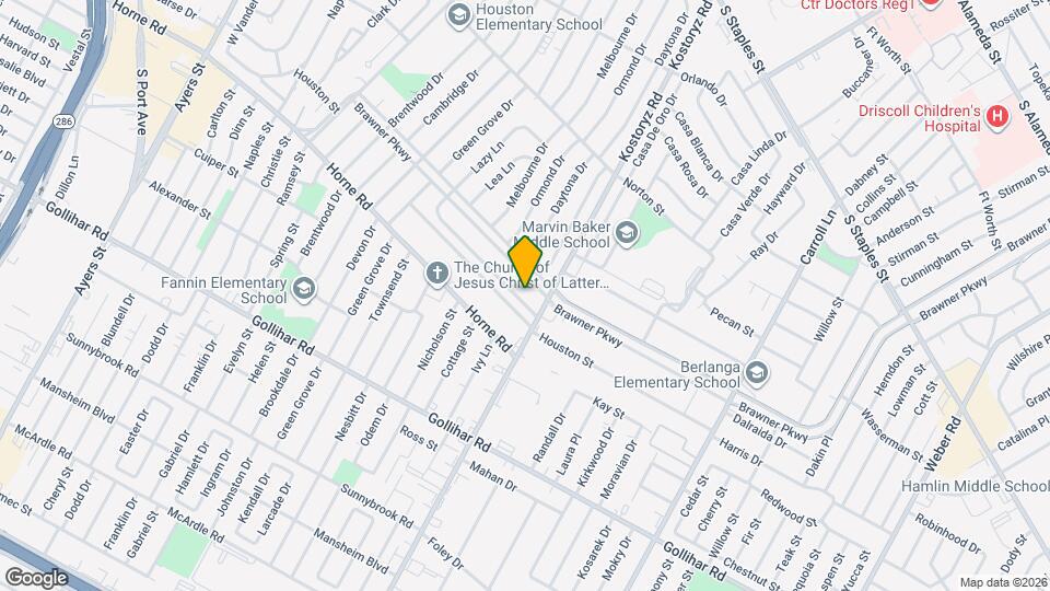 3126 Westgard St Map and Location Details