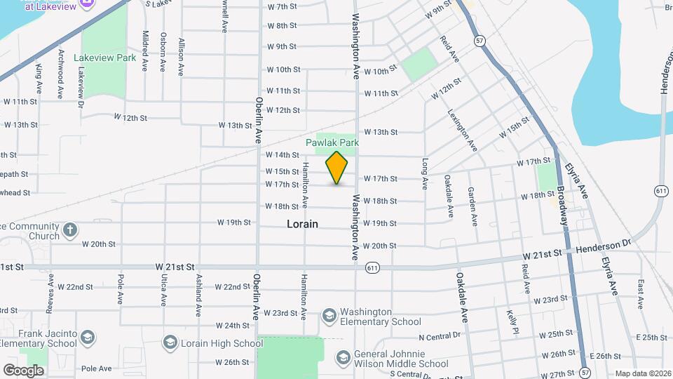 1025 W 17th St Mapa y Detalles de la Ubicación