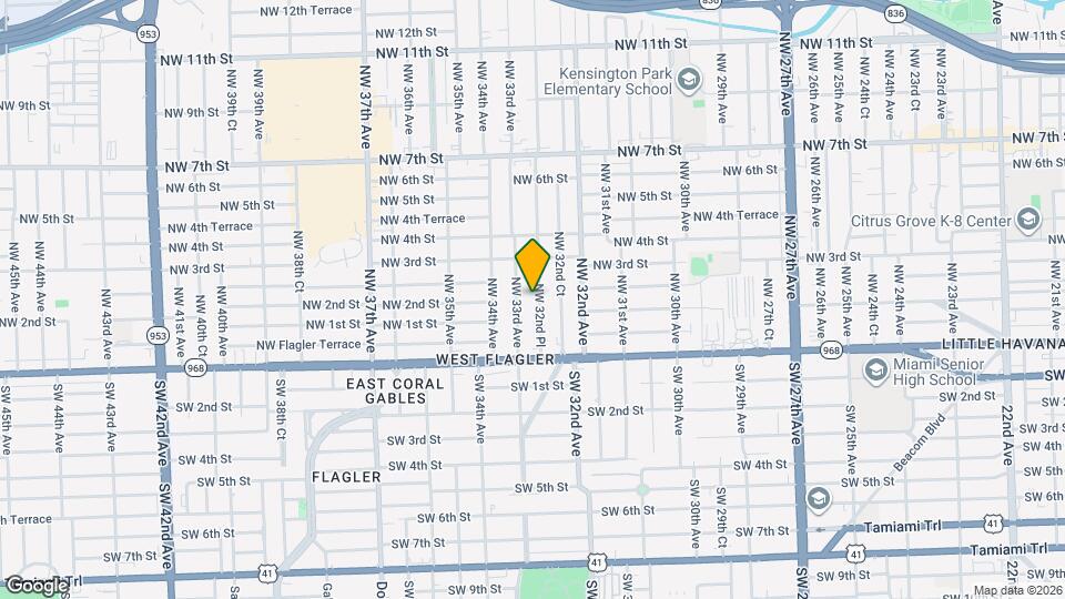 130 NW 32nd Pl Mapa y Detalles de la Ubicación