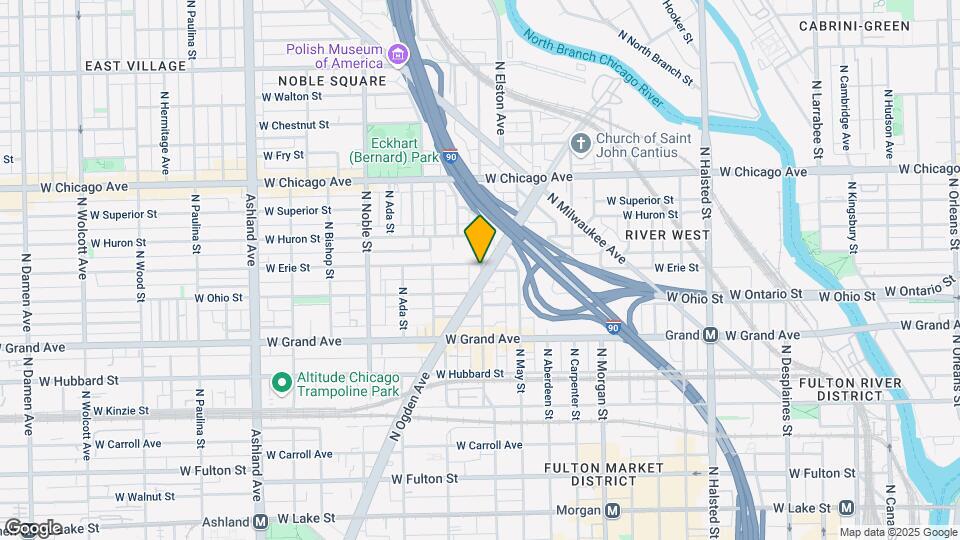 614 N Ogden Ave, Unit 2 Map and Location Details