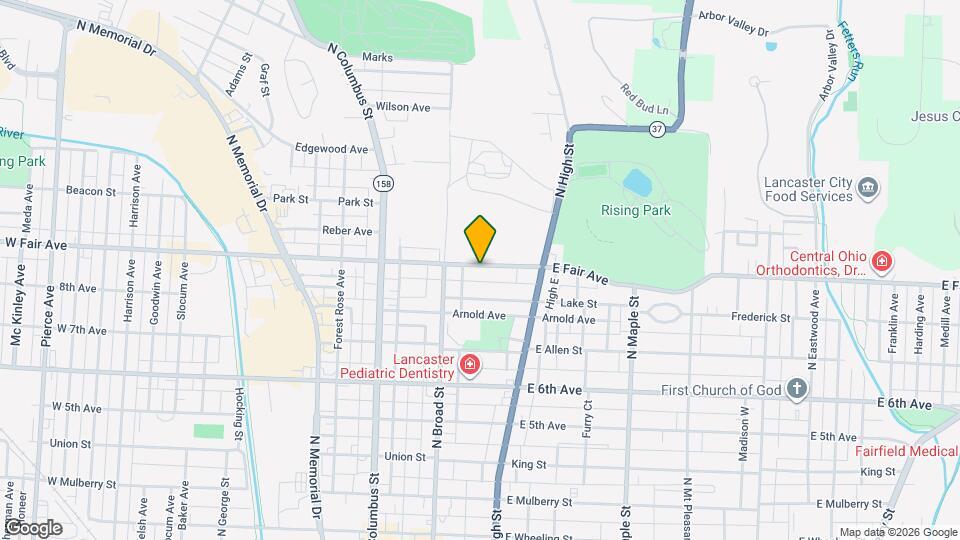 150 E Fair Ave Map and Location Details